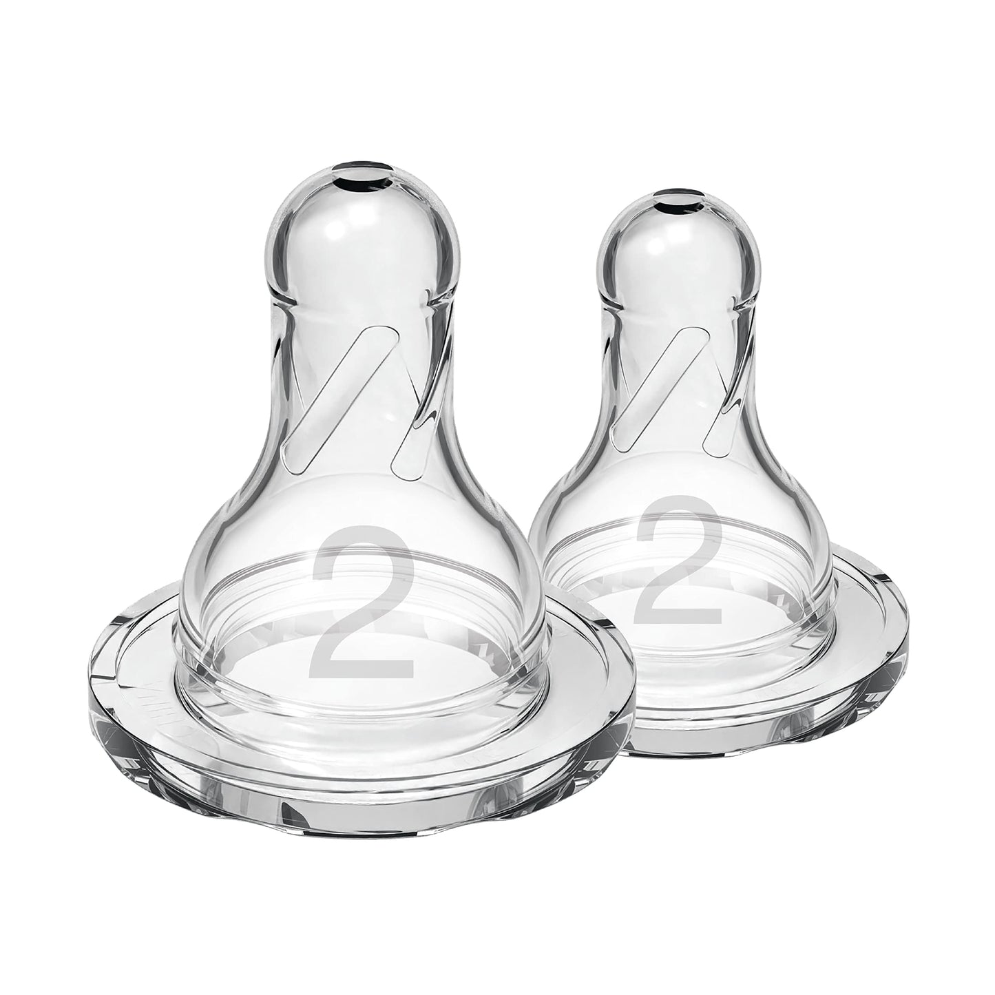 Dr. Browns Original Nipple, Level 2 (3m+), 2 Count