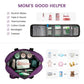 Lovevook Diaper Bag Tote, Large Baby Tote Bag, Travel Diaper Tote For Mom And Dad With Changing Pad And First Aid Bag,Purple