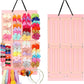 Zeelpetal Headband Storage Holder For Baby Girl, Newborn Baby Girls Hanging Organizer Storage, Holds Up To 60 Baby Headbands Nyl