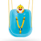 Baby Shark 2-in-1 Outdoor Swing by Delta Children - for Babies and Toddlers - Full Bucket Seat