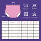BISENKID Waterproof Diaper Cover for Plastic Pants for Toddlers Good Elastic Plastic Underwear for Toddlers Girls 3t