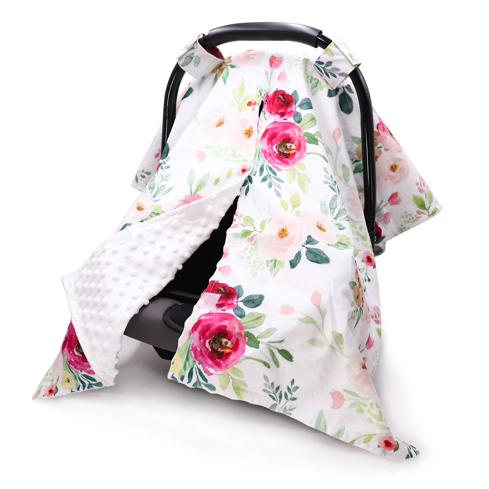 TANOFAR Car Seat Cover Baby, Carseat Covers Baby Boy Girl, Peekaboo Opening Infant Car Seat Cover for Winter, Warm & Cozy, Water