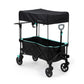 Summer By Ingenuity Pop 'N Ride Lightweight Stroller Wagon - Face-To-Face Seats For 2 With 3-Point Harnesses & Sun Canopy