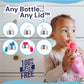 Pura Sport Mini 11Oz/325Ml Bottle W/Sleeve & Silicone Big Mouth Sport Top - Stainless Steel, Leak-Proof & Spill-Proof For Kids,