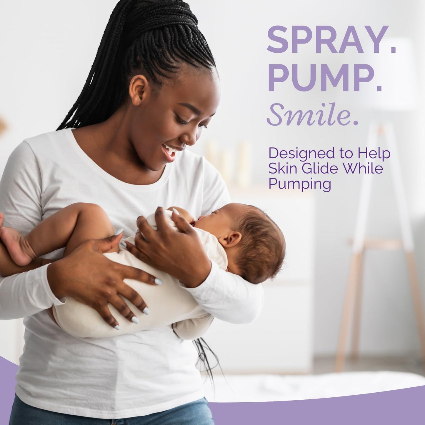 Coboo Organic Breast Pumping Spray  Helps Sore Nipples & Clogged Ducts  Pump Spray For Flanges & Breast Shields  Gentle For Mom