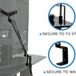 Mount It! Tv Safety Straps For Child And Baby Proofing, Anti Tip Prevention And Earthquake Protection, Heavy Duty Metal Connecto