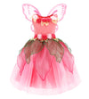 Tolafio Fairy Costume For Girls Princess Dress Up Clothes Birthday Halloween Role Play Gown