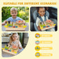 Montessori Busy Board for Toddlers Baby Busy Board Car Steering Wheel Wooden Sensory Board Travel Toys for Fine Motor Skill Gift