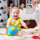 VANLINNY Toddlers Baby Music Shake Ball Toy Bumble Ball for Babies,Dancing Bumpy & Interactive Sounds Crawl Ball Toy, Best Bounc