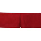 Bacati - Muslin Ikat Stars Toddler Bedding (Crib/Toddler Bed Skirt, Red)