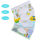 Febsnow 4 Pack Baby Wipes Container, Reusable Portable Wet Wipe Pouch,Wipe Dispenser Container,Baby Travel Wet Wipe Holder