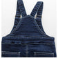 Kidscool Space Baby & Little Boys/Girls Denim Overalls,Jean Workwear,Deep Blue,2-3 Years