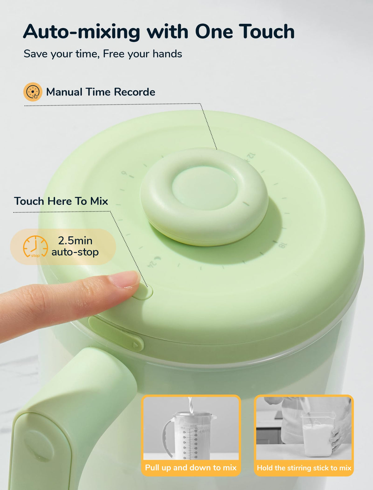 Formula Pitcher Electric Formula Pitcher, 36 Oz Baby Formula Mixing Pitcher, Automatic ...