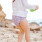I Play Girls Reusable Absorbent Baby Swim Diapers Violet Rainbows 6 Months