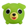 Jabber Ball Sankyo Toys Squeeze and Play Sound Ball - Neon Green Dog