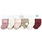 Hudson Baby Unisex Baby Cotton Rich Newborn And Terry Socks, Blush Heart, 6-12 Months