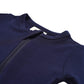 Kyte Baby Soft Bamboo Rayon Footies, Zipper Closure, 0-24 Months (0-3 Months, Navy)