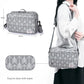 Universal Stroller Caddy Accessories All-In-One Baby Organizer With Insulated Pocket,Capacity For Diapers, Toys & Snacks, Dark G