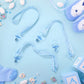 Bbto 24 Pieces Baby Shower Pacifiers Necklace Acrylic Chupones Para Baby Pacifier For Girls Boys Baby Shower Party Game Favors C