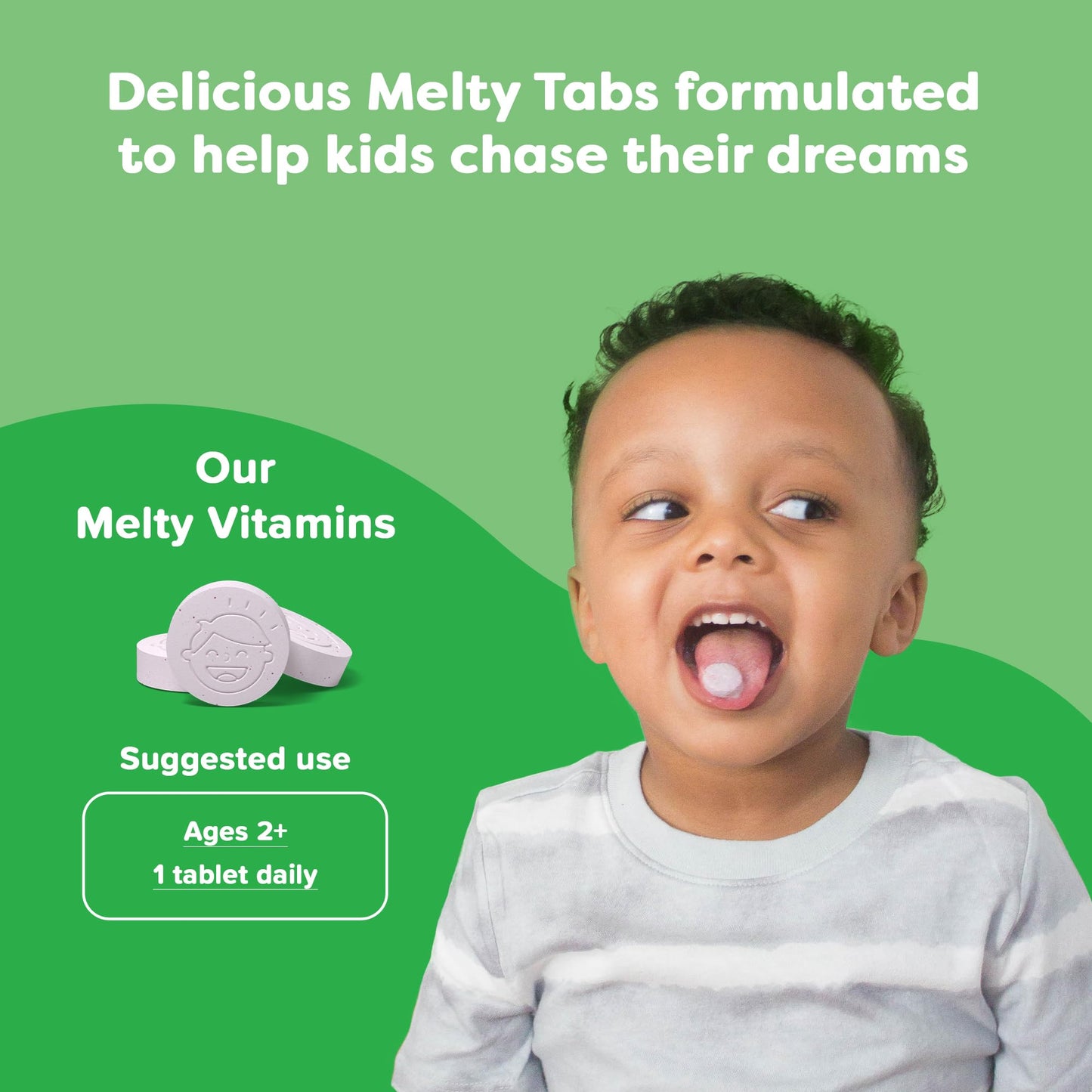 Renzo'S Dynamite Vitamin D3, Dissolving Kids Vitamin D3, 60 Sugar-Free Melty Tabs, Lil Green Apple Flavored