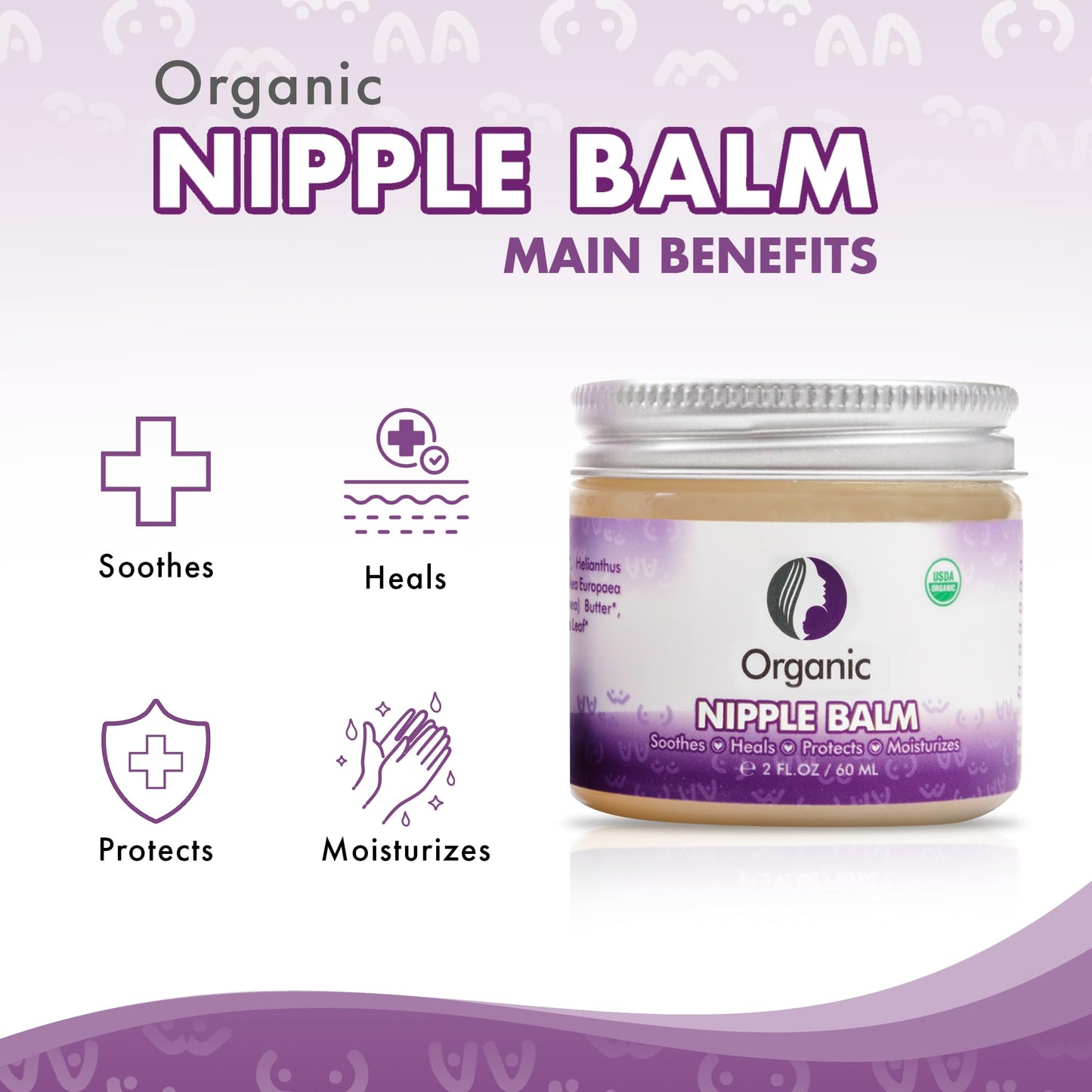 Best Nipple Cream For Breastfeeding Relief (2 Oz) - Provides Immediate Relief To Sore, Dry And Cracked Nipples Even After A Sing