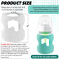Luqibabe (2-Pack, 5 Oz) Silicone Baby Bottle Sleeves Compatible With Dr. Brown'S Natural Glass Baby Bottles Dishwasher-Safe Anti