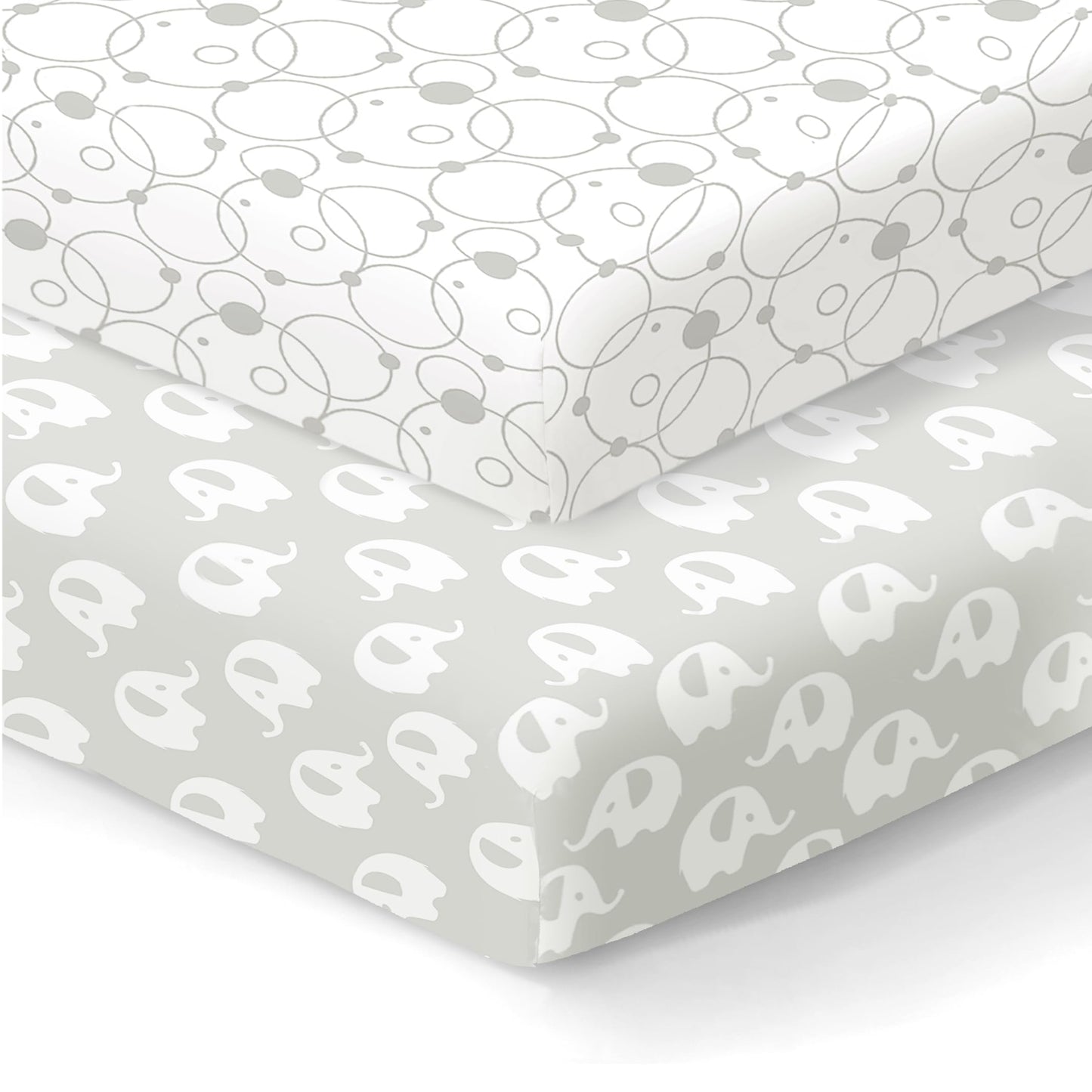 100% Organic Cotton Fitted Sheets for Graco Pack n Play, Babyletto, Pamo Babe, Hiccapop, Dream on Me, Evenflo, Baby Trend, Hygge