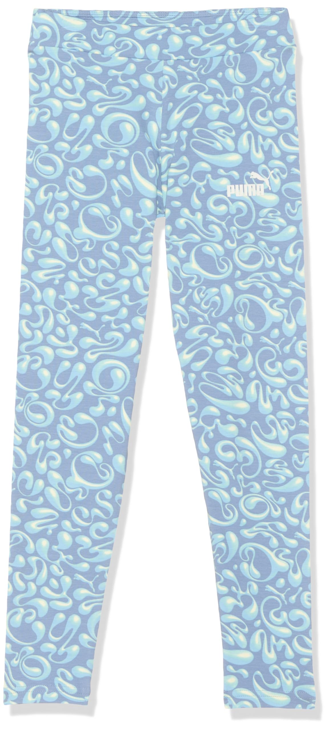 PUMA , Girls, TWEENERVERSE AOP Leggings, Cool Blue, 152, (68850534)