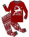Family Feeling Baby Girls Boys Long Sleeve Christmas Pajamas Sets 100% Cotton Pyjamas Toddler Infant Kids 12-18 Months Reindeer