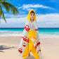 Voova & Movas Kids Beach Towels With Hood For Boys Ages 3-10 | Soft Thick Absorbent Cotton Beach | Pool | Bath Towels, Boys, Yel
