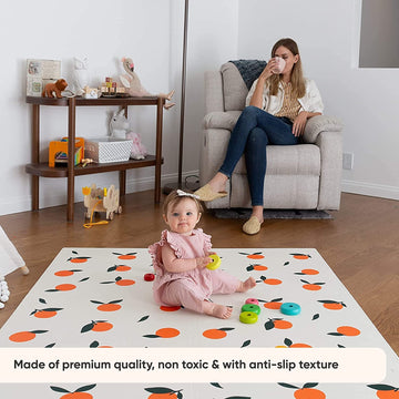Childlike Behavior Baby Play Mat - Play Pen Tummy Time Mat & Crawling Mat Foam Play Mat For Baby With Interlocking Floor Tiles 7
