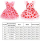 Imekis Toddler Valentines Day Outfit Girl: Baby Valentines Day Dress Infant Princess Dresses Kids Cupid Photoshoot Tulle Heart D
