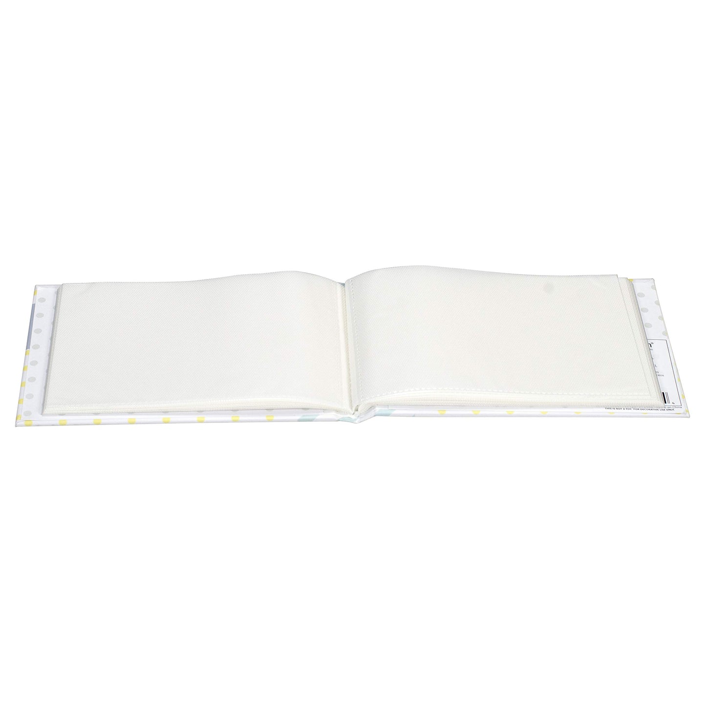 Malden International Designs Hello Baby Photo Album, 40-4X6, White