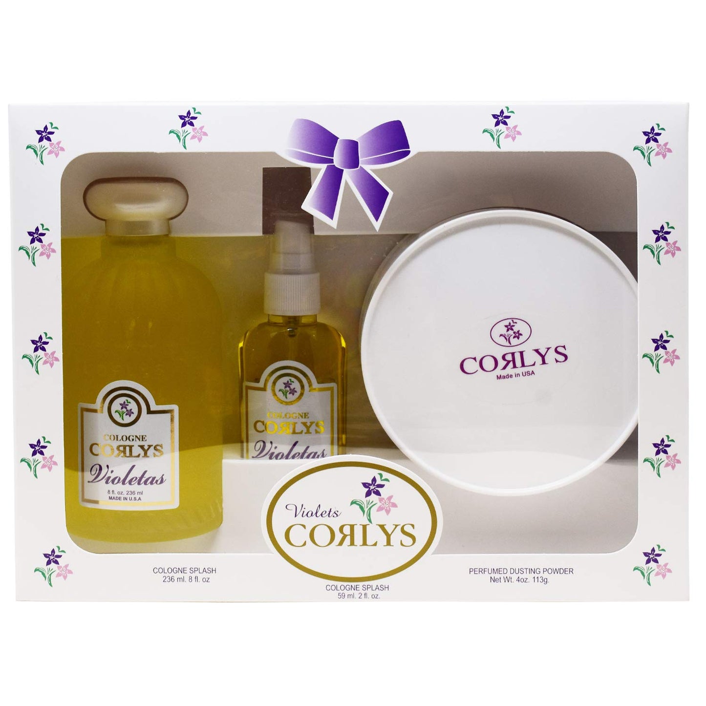 Corlys Violet Baby Cologne And Perfumed Dusting Powder