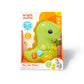 Bright Starts Go, Go, Dino Crawl & Count Activity Toy for Infants - Rolls, Lights Up, Plays Music and More, Ages 6 Months+