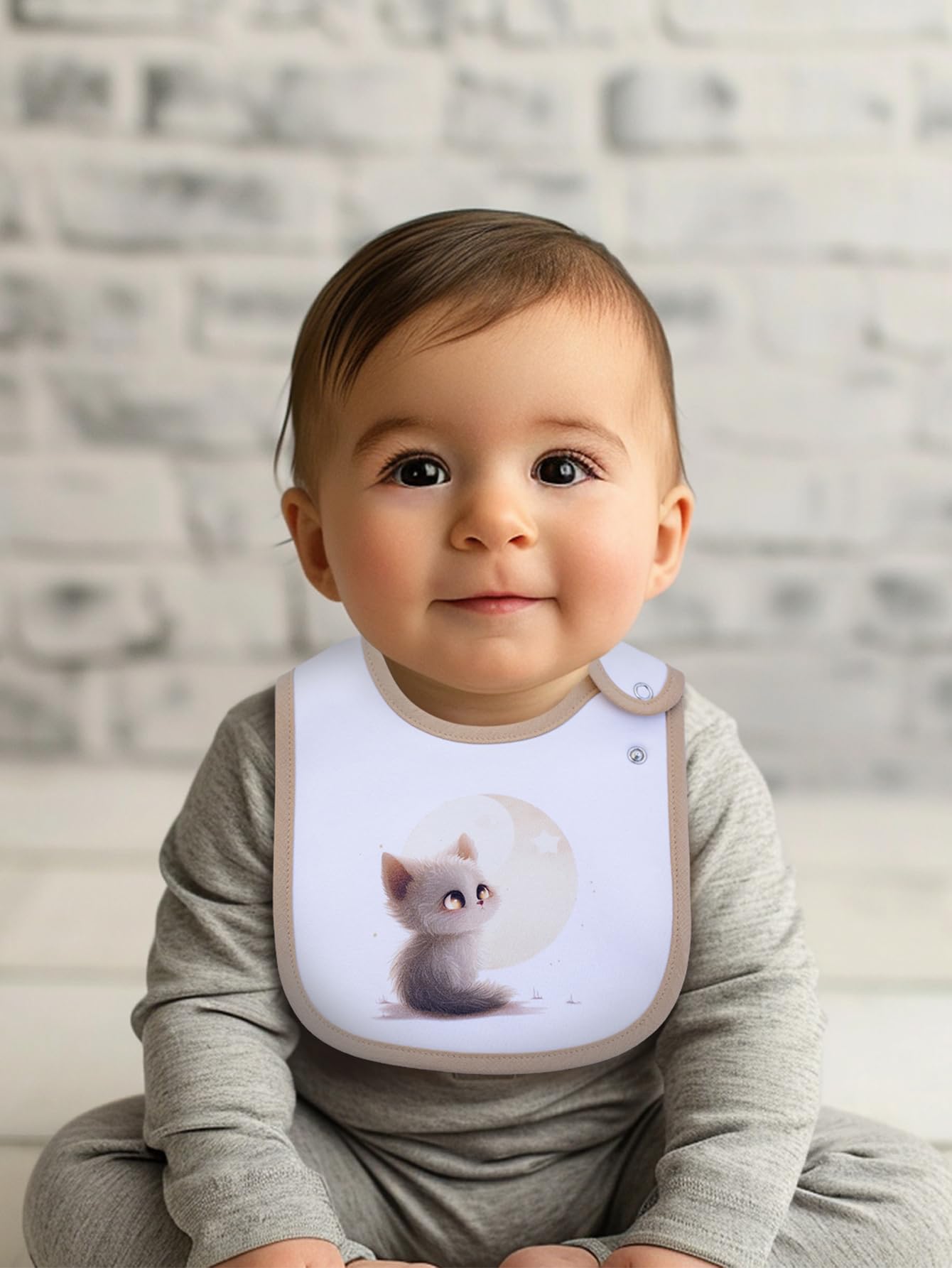 Baby Bibs For Boys And Girls, Waterproof Cotton 6 Pack, Drool And Mealtime (Multi14A)