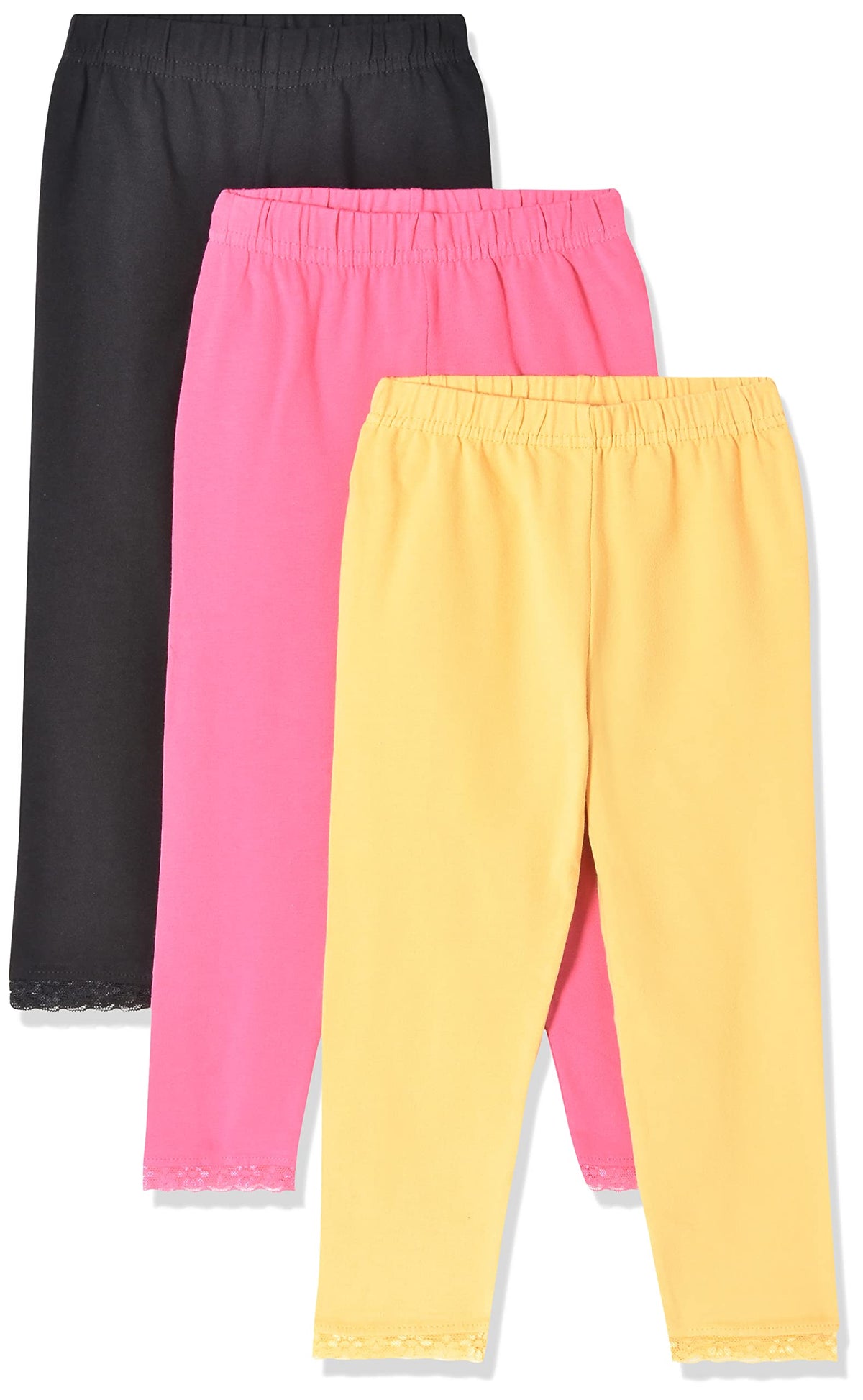 MAX Girls Regular Leggings (M21CLGAMZ4AMULTI_Multi 1_5 6 Years)