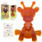 LittleBamber Baby Teething Toy - Natural Rubber Giraffe Teether for Babies 6-12 Months, BPA-Free, Textured Toy for Comfort and O