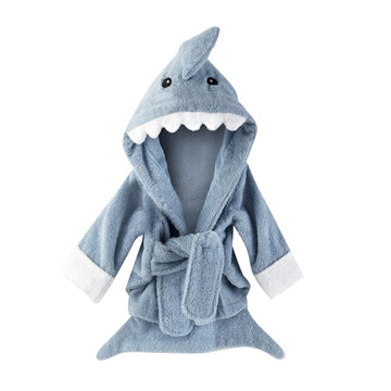 Baby Aspen Boys Spa Robe Hooded Towel, Blue (Updated Gift Packaging), One Size Us (Ba14129Bl)