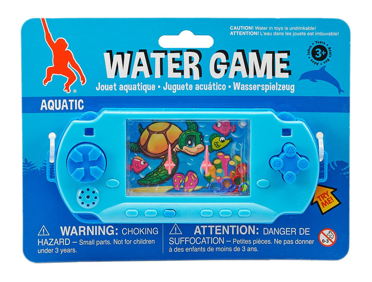 Wild Republic Water Games Aquatic Sensory toys, Kids Gifts, hand held toys, Cuddlekins, 6 ,Blue.