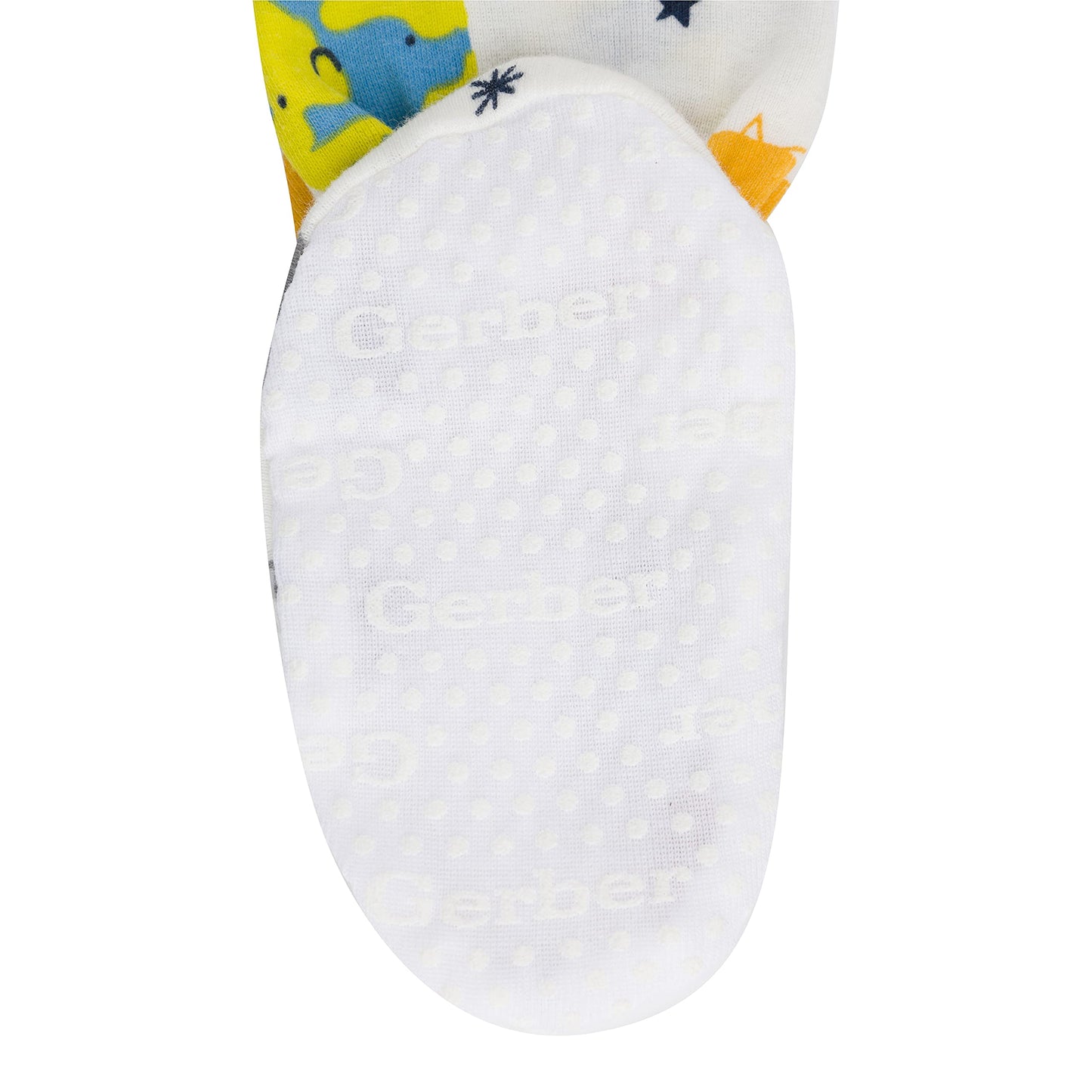 Gerber Baby Boys' 2-Pack Footed Pajamas, Blue Earth, 0-3 Months