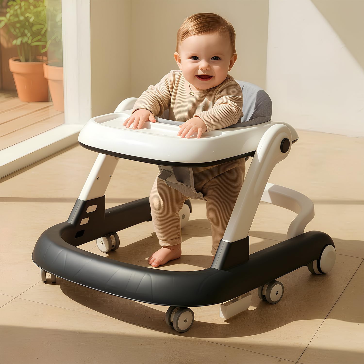Staranddaisy Baby Walker For 618 Month Baby Boy & Girl/Height Adjustment, Speed Control/Baby Walker For Kids With Safety Wheels