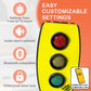 Stoplight Golight Timer - Red Yellow Green Traffic Light Timer For Kids, Bedtime Stoplight Alarm For Classroom, Sleep & Potty Tr