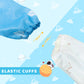 Little Dimsum Mess-Proof Baby Bibs|Infant Toddler Long Sleeve Waterproof Feeding Art Smock|Catching Food & Wipe Clean|Pack Of 2