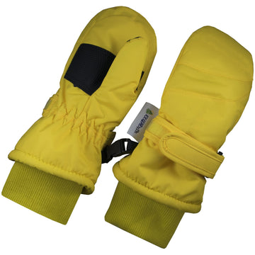Children Toddlers And Baby Mittens Made With Thinsulate,And Fleece - Winter Waterproof Gloves - Kx Gear By Zelda Matilda,Yellow,