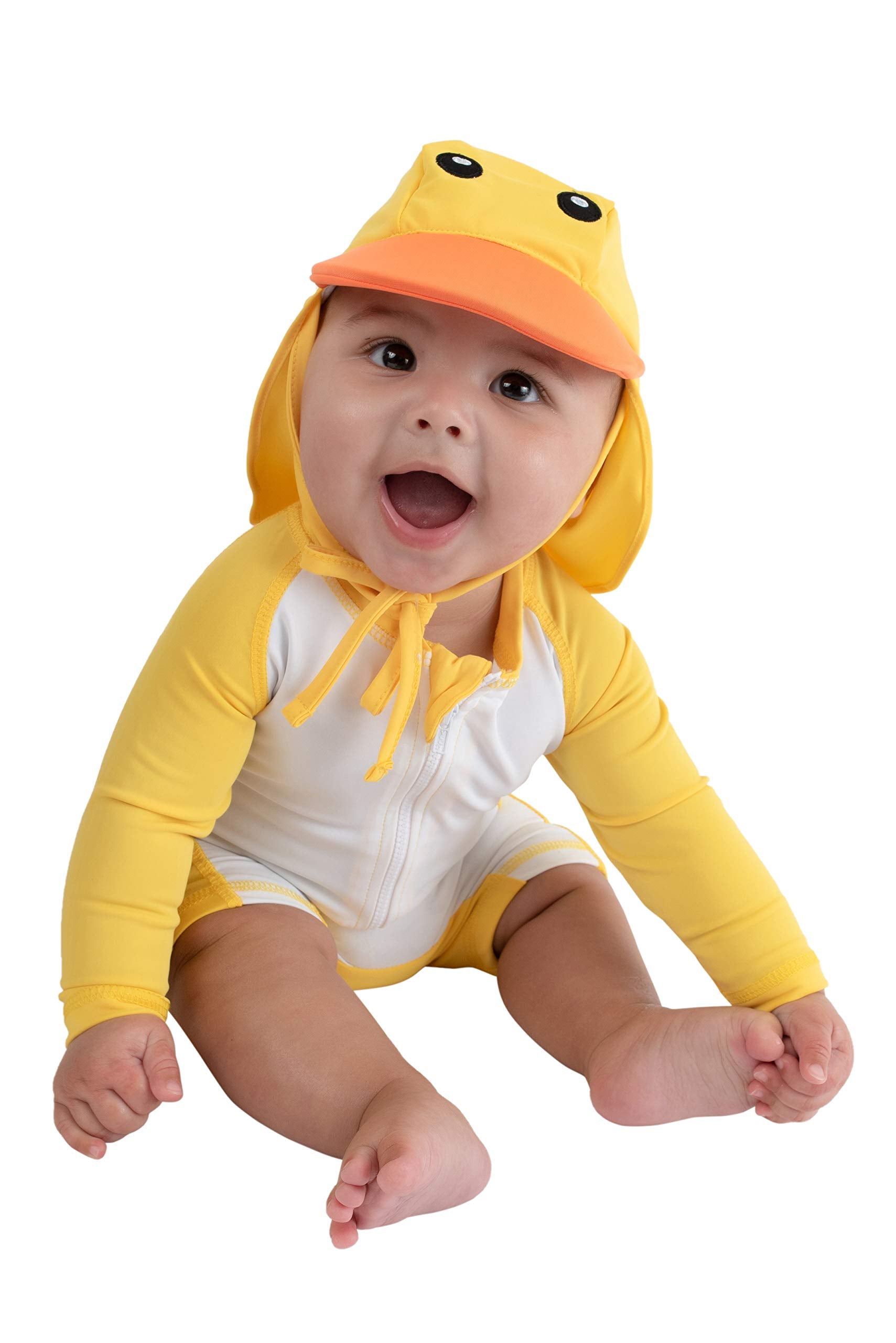Cuddle Club Baby And Toddler One-Piece Swimsuit | Upf 50+ All-Day Uv Protection Infant Sunsuit
