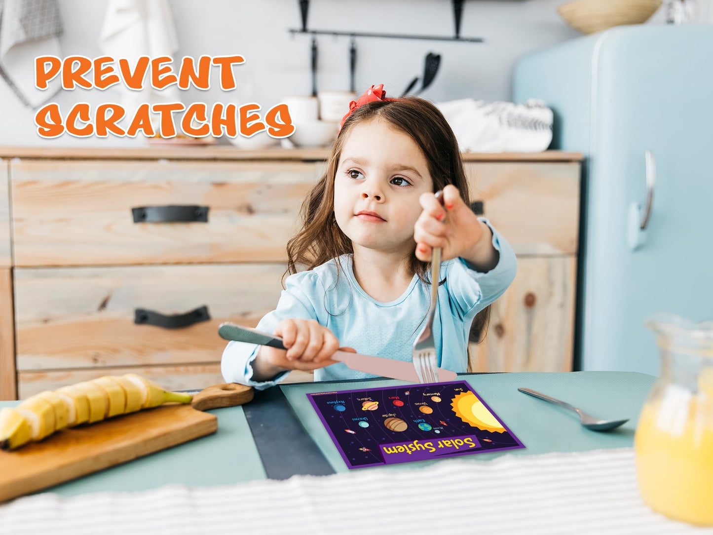 Early Learning Placemats For Kids, 5 Pc. Set, 100% Waterproof Educational Mats With Different Placemats For Different Age Groups