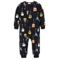 Gerber Baby Boys Flame Resistant Fleece Footless Pajamas 3-Pack And Toddler Sleepers, Skateboard/Guitars, 5T Us