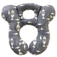 Deezomo Baby Travel Pillow,Soft And Skin Friendly Kids Cushion For Car Seat - Newborn Pillow For Pushchair,Car Seat,Travel (Gray