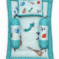 Sunhet New Born Baby Bedding Set Cotton Mattress, Sleeping Bed for Baby, Godadi Carry Baby Bed Crib Sheet, Foldable Gadda Essent